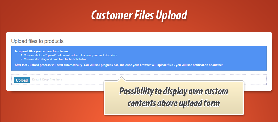 Image 9: Customer Files Upload