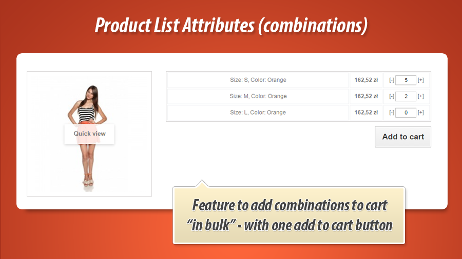 Image 15: Product list attributes (combinations)