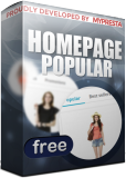 PrestaShop Homepage tab popular products This is free PrestaShop module that allows to create and display tab with 
