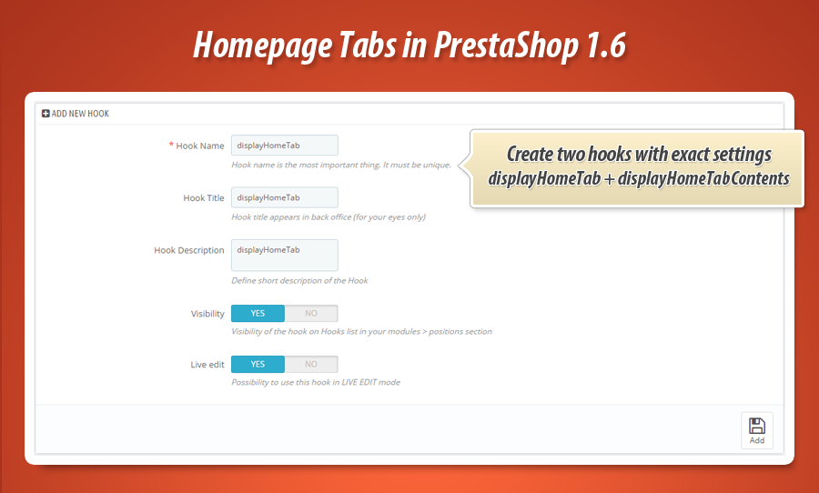 create new hooks in prestashop 1.7