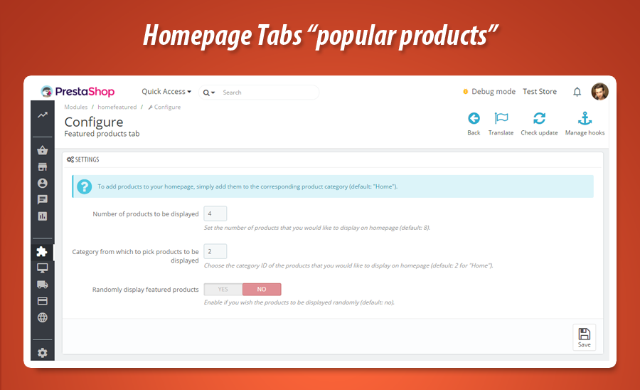 Zdjęcie 2: Zakładki na głównej: popularne produkty