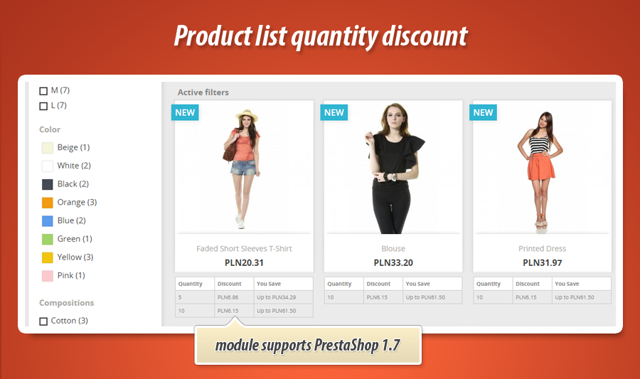 Zdjęcie 11: Rabaty ilościowe na liście produktów
