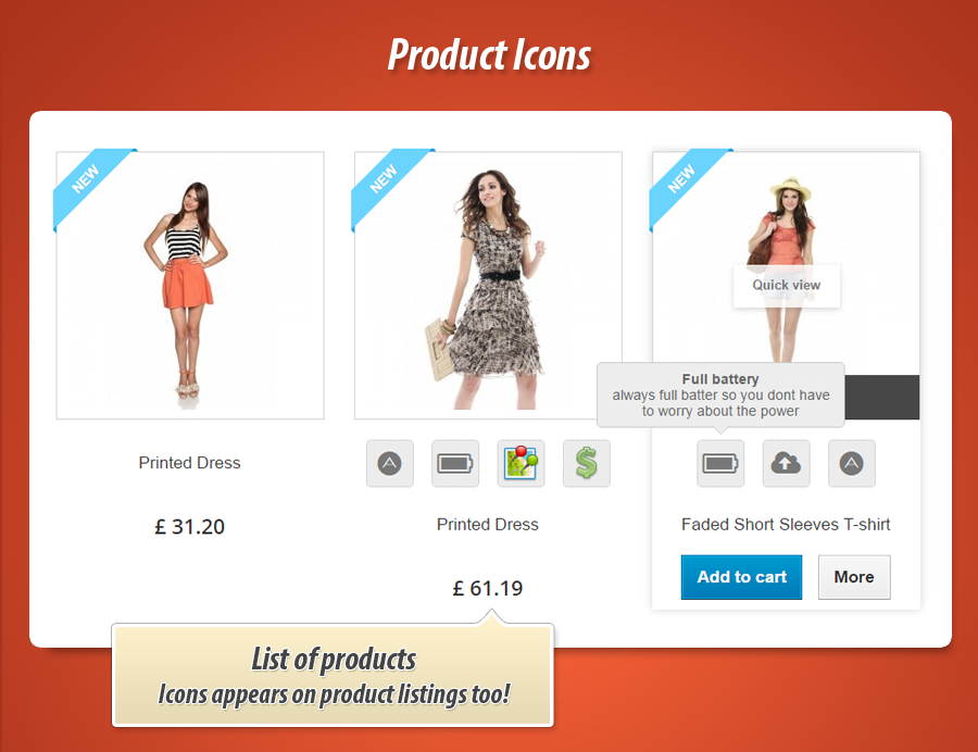 Foto 6: Iconos de etiqueta de producto Pro