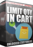 PrestaShop Limit produktów w koszyku dla niezalogowanych Dzięki temu dodatku możesz określić maksymalną ilość produktów, które niezalogo...