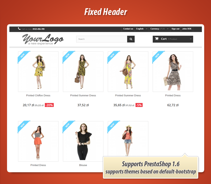 Foto 2: Vaste plakkerige koptekst