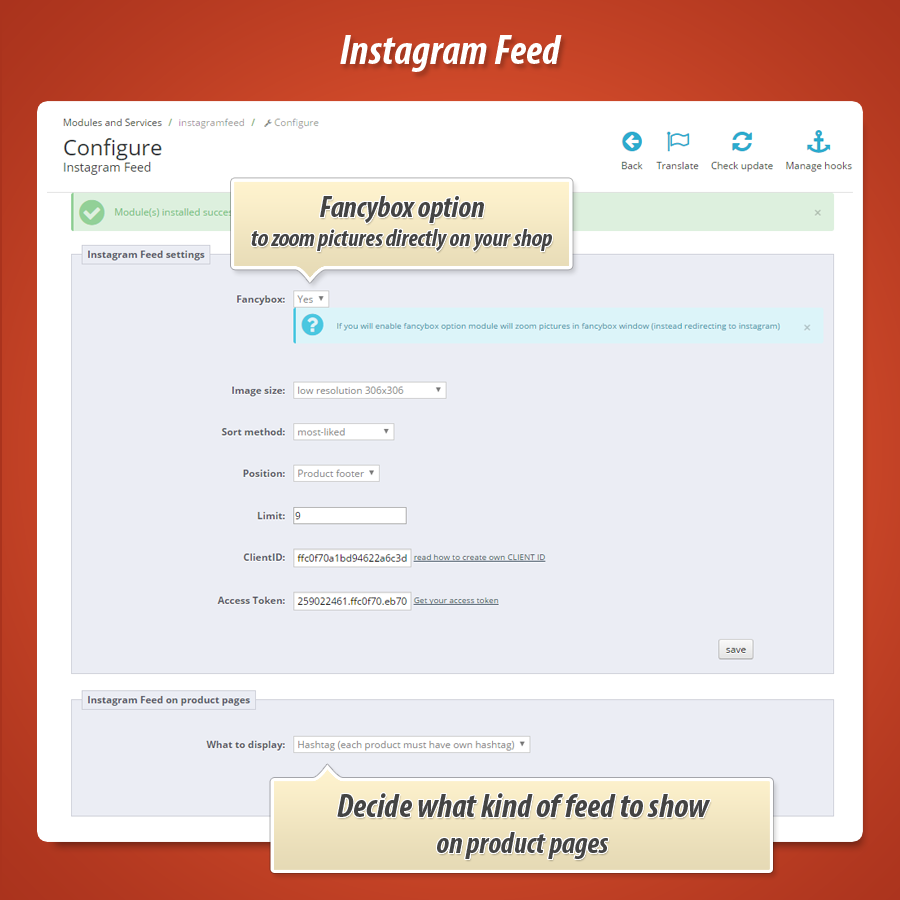 Photo 6: Flux Instagram produits