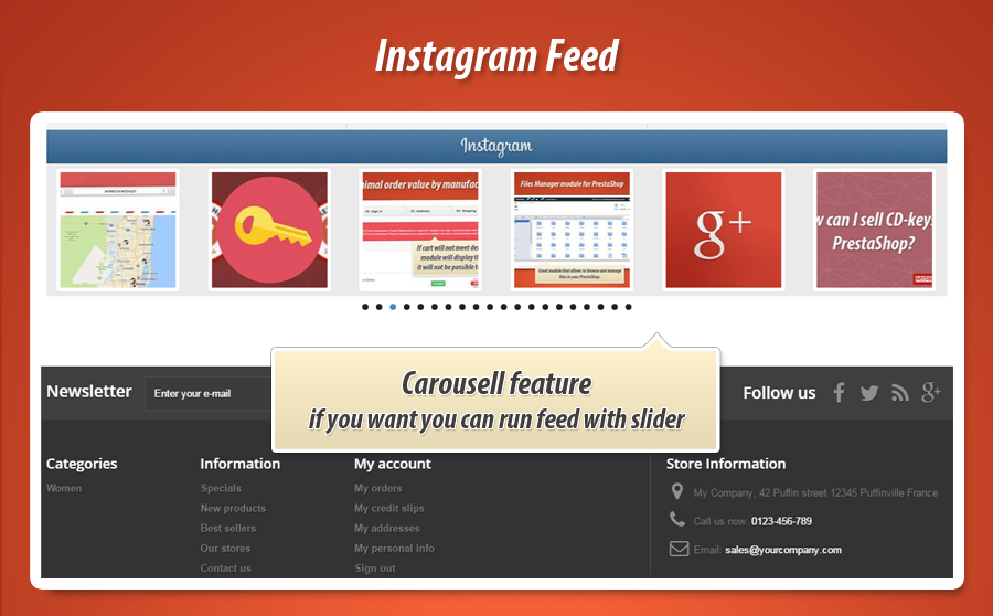 Photo 3: Flux Instagram produits