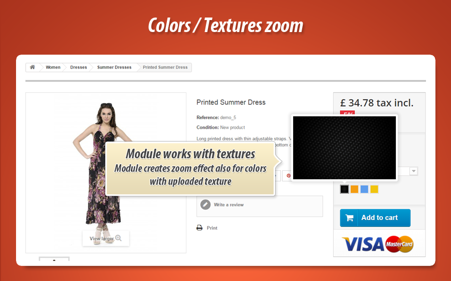 Image 7: Color / texture attribute zoom