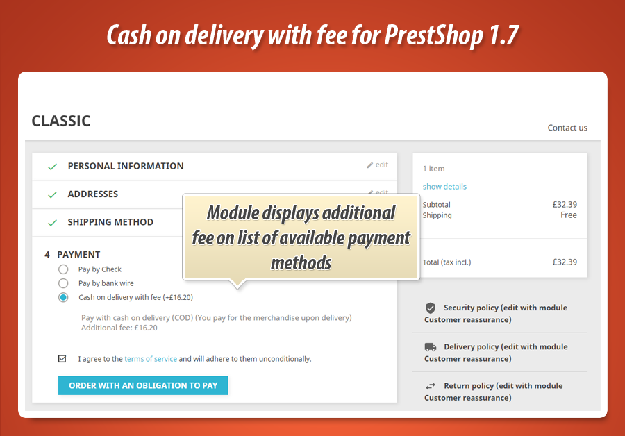 Image 10: Cash on delivery with order summary