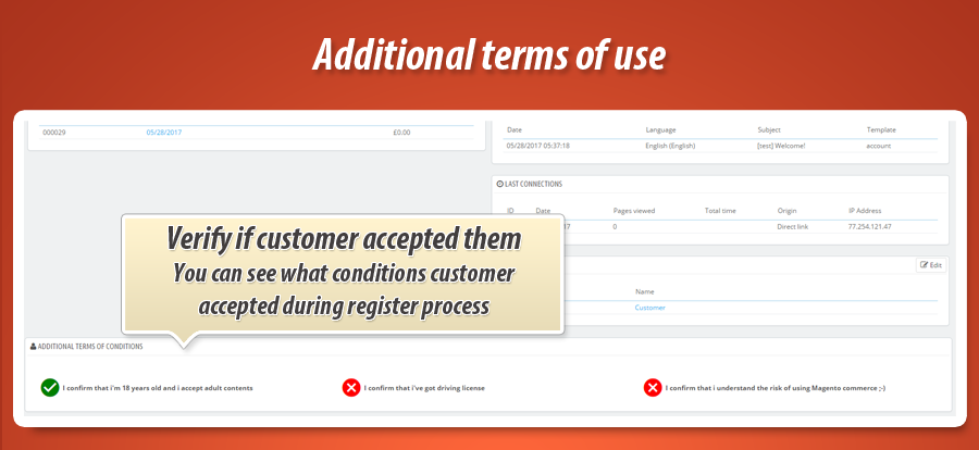 Image 6: Additional checkboxes during register