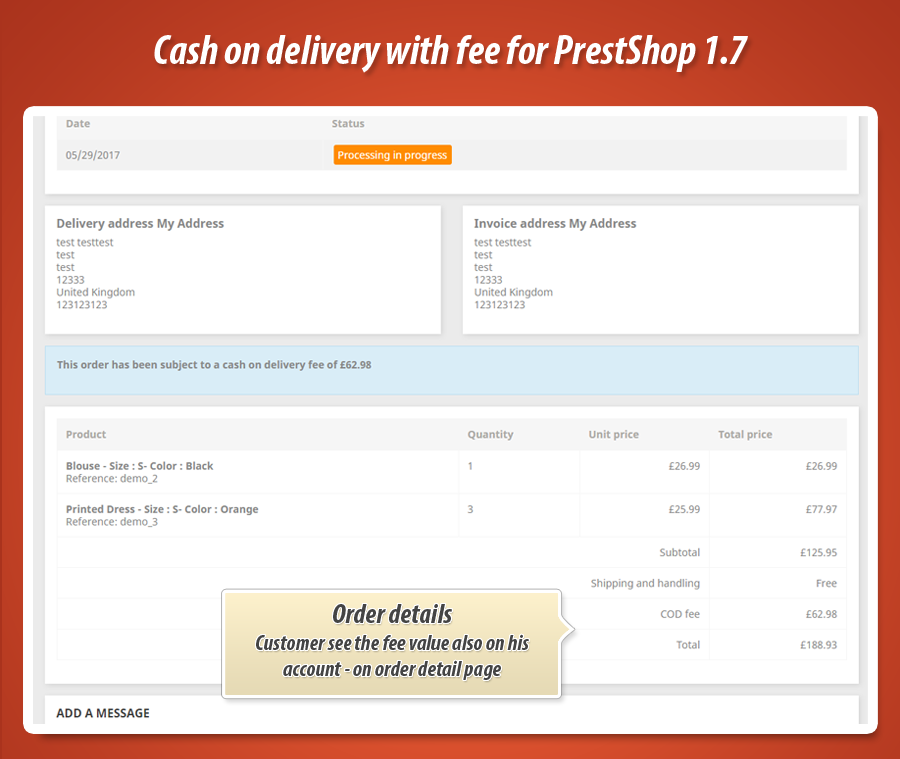 Image 11: Cash on delivery with order summary
