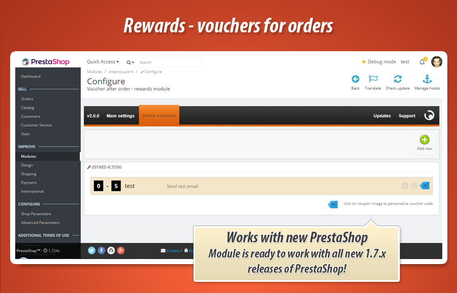 Image 6: Rewards - Voucher codes after orders
