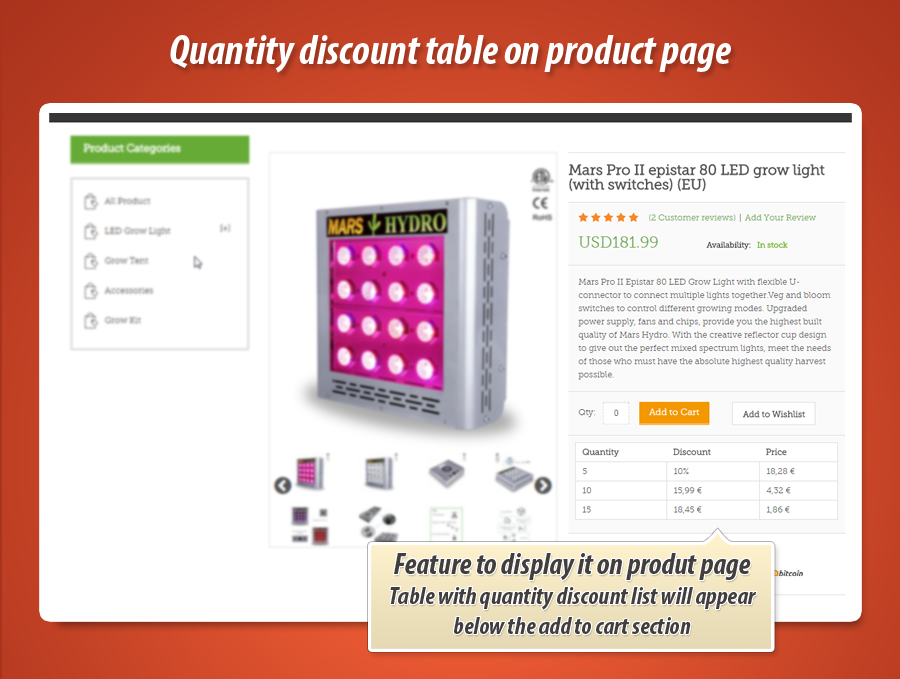 Zdjęcie 6: Rabaty ilościowe na liście produktów