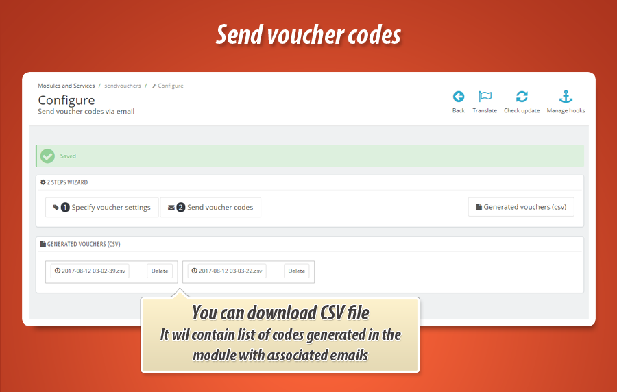 Image 3: Send email with voucher