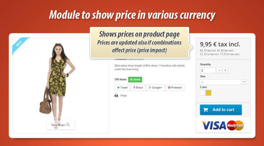 Zdjęcie 3: Wyświetlanie cen w różnych walutach