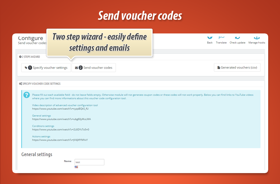 Image 1: Send email with voucher