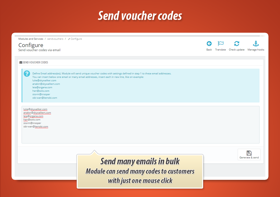 Image 4: Send email with voucher