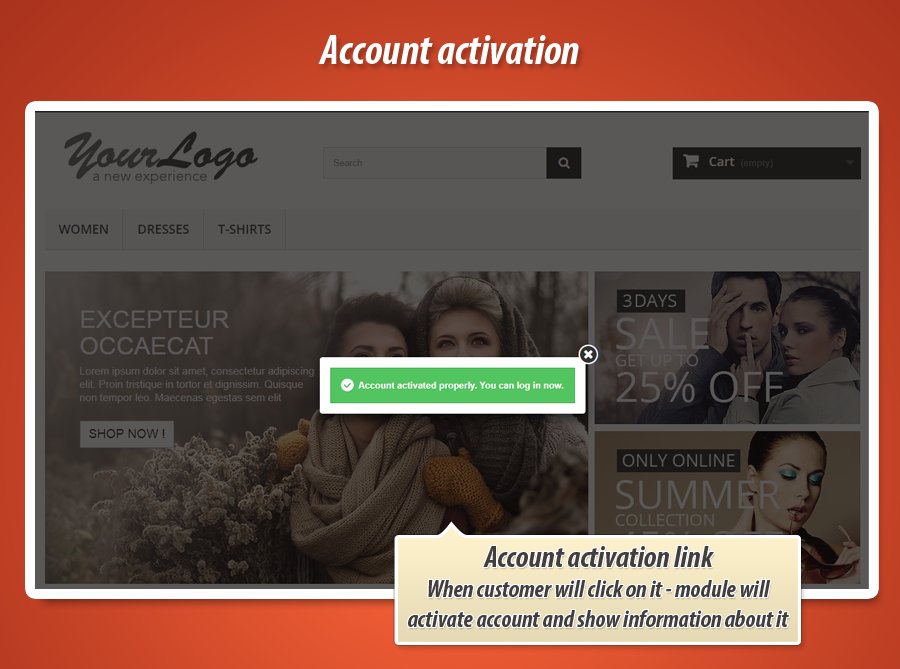 Foto 4: Activación de cuenta por enlace de correo electrónico