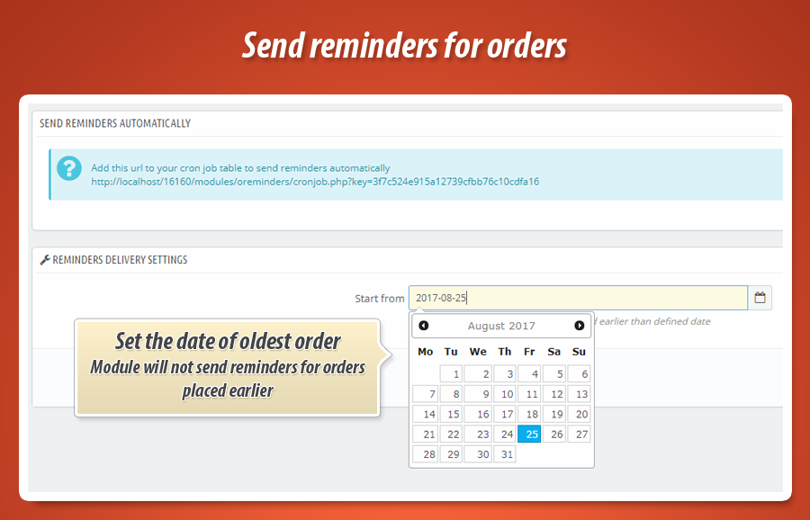 Foto 9: Enviar recordatorios sobre pedidos impagos