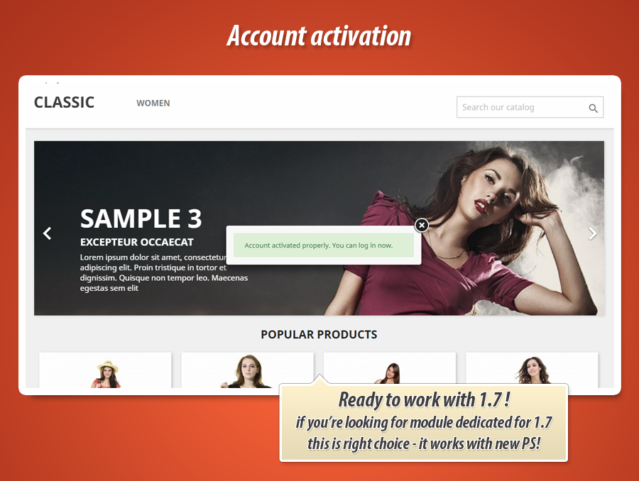 Foto 3: Activación de cuenta por enlace de correo electrónico