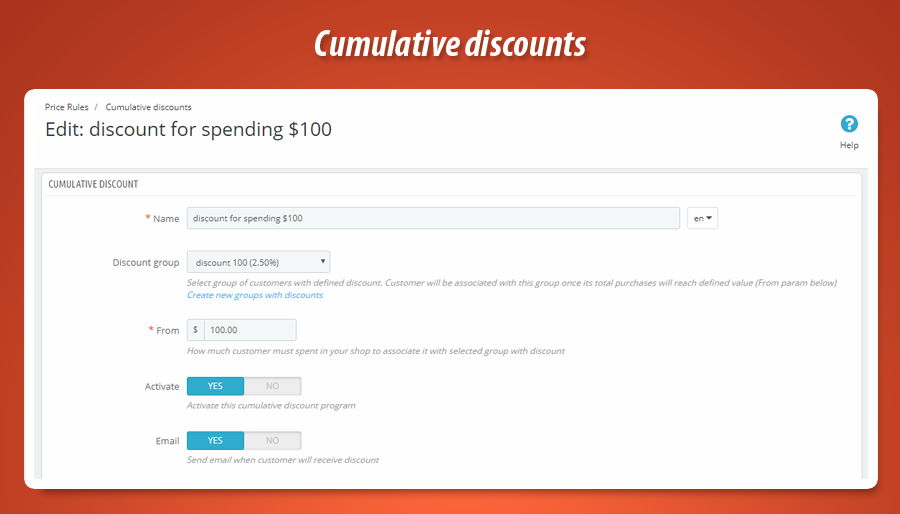 Foto 8: Sconti cumulativi