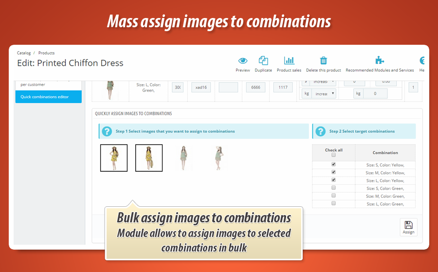 Zdjęcie 6: Masowa edycja kombinacji