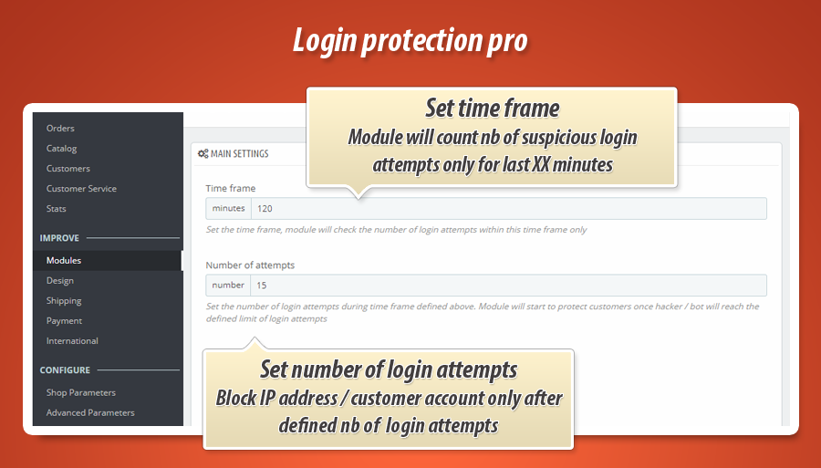 Foto 6: Protección de inicio de sesión pro