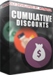 PrestaShop Cumulative discounts This is prestashop module that gives you possibility to automatically assign customers to groups with defined discount based on customer's total purchases value. Addon has features to personalize the process and to inform customers about their discounts.