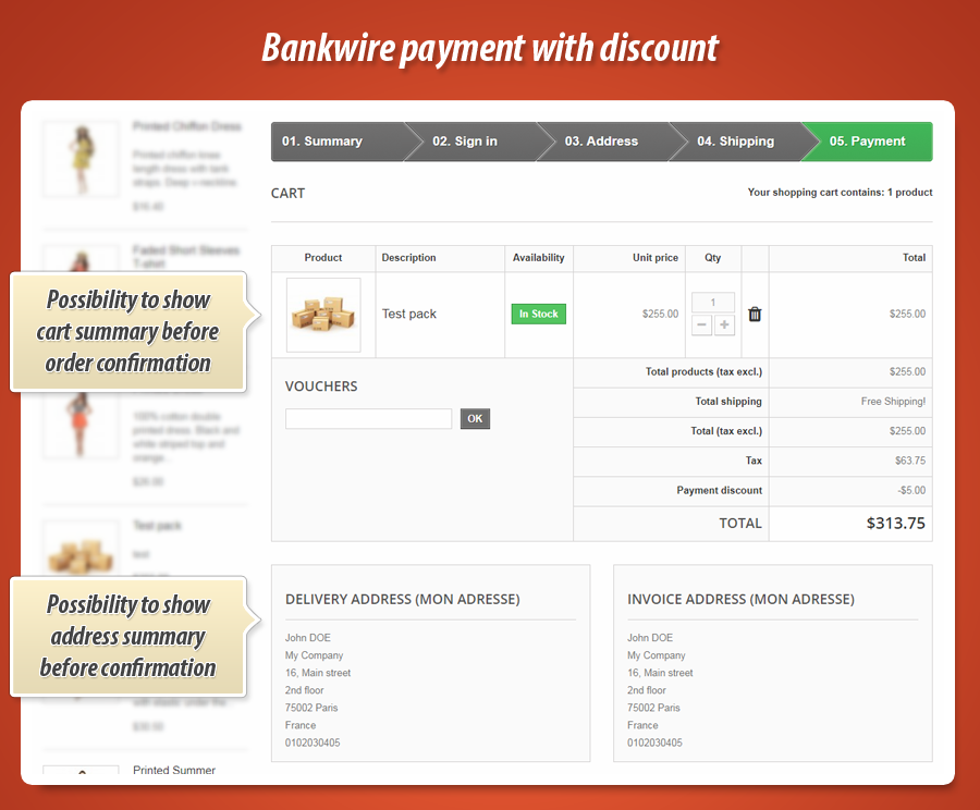 Foto 12: Pago por transferencia bancaria con descuento