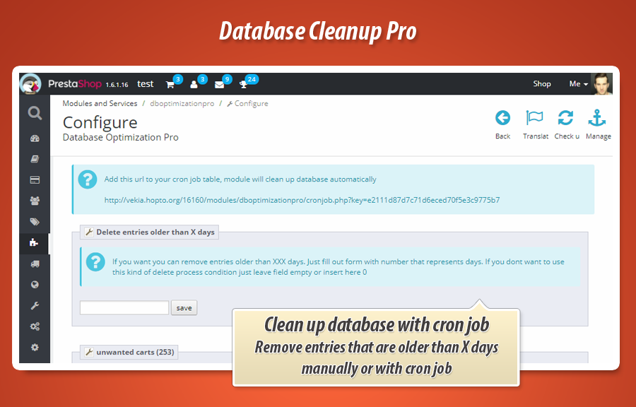 Foto 1: Optimización de base de datos Pro