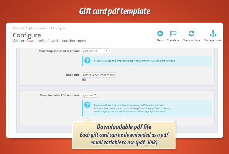Foto 9: Tarjetas de regalo: vender códigos de cupón