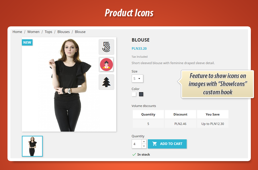 Foto 3: Iconos de etiqueta de producto Pro