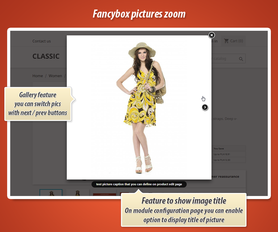 Image 1: Fancybox products image zoom