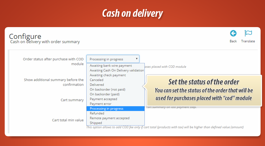 Image 4: Cash on delivery with order summary