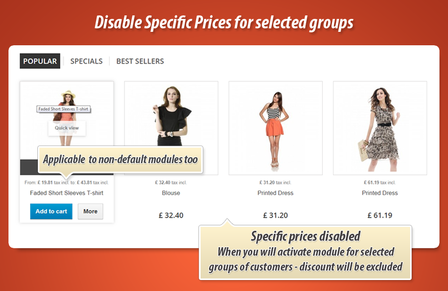 Kuva 1: Poista tiettyjen hintojen estäminen