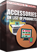 PrestaShop Akcesoria na liście produktów Za pomocą tego darmowego modułu wyświetlisz akcesoria na listach produktów. Przy każdym z produktów na stronach takich jak strony kategorii, wyniki wyszukiwania itp. wyświetli się kompletna lista powiązanych akcesoriów.