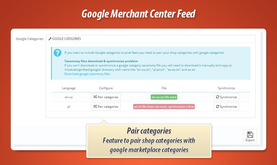 Image 8: Google merchant center feed