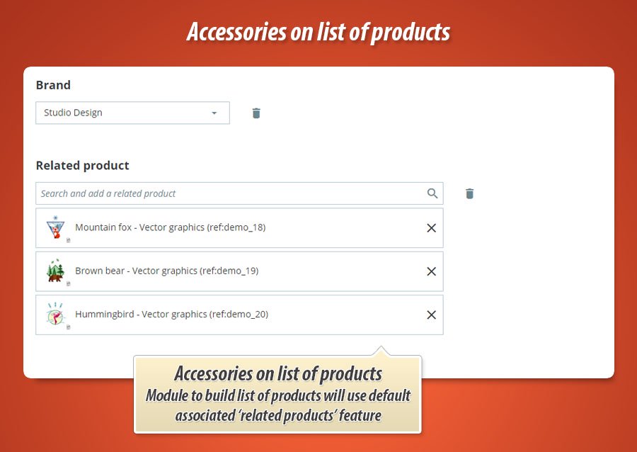 Zdjęcie 2: Akcesoria na liście produktów