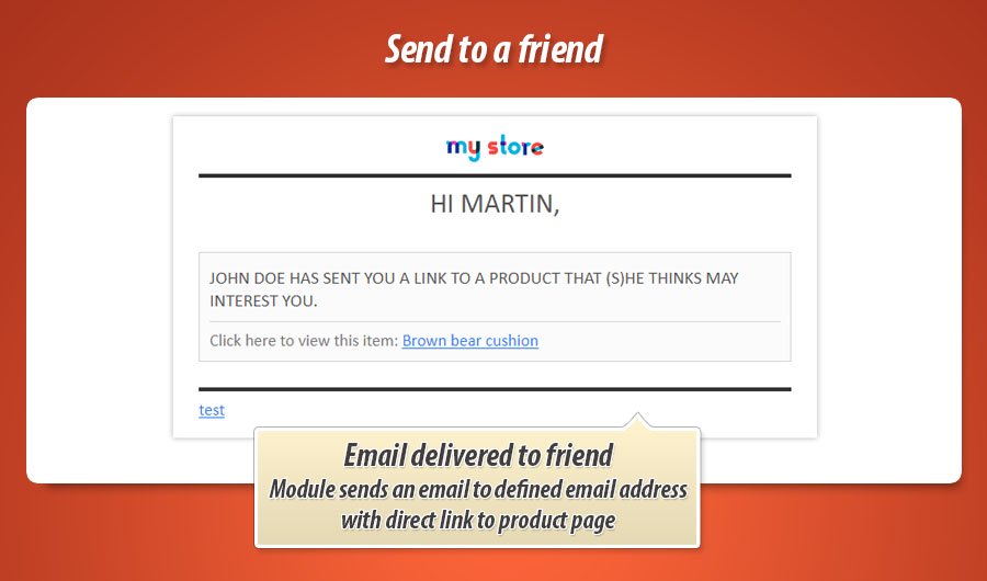 Image 1: Send to a friend