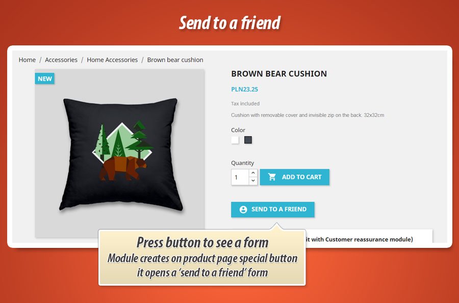 Image 3: Send to a friend