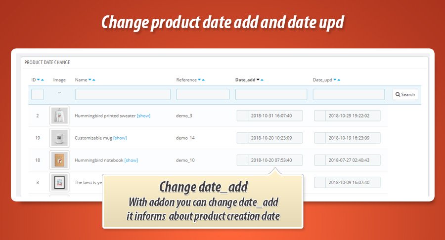 Foto 4: Cambio de fecha del producto