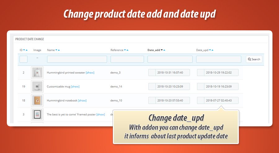 Foto 3: Cambio de fecha del producto