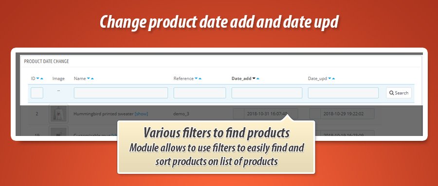 Foto 2: Cambio de fecha del producto