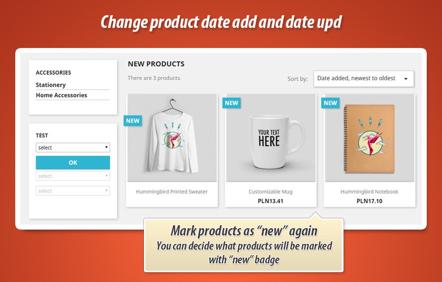 Foto 1: Cambio de fecha del producto