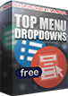 PrestaShop Top horizontal menu with dropdowns