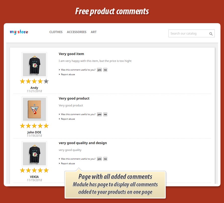 Image 4: Free product reviews (comments)