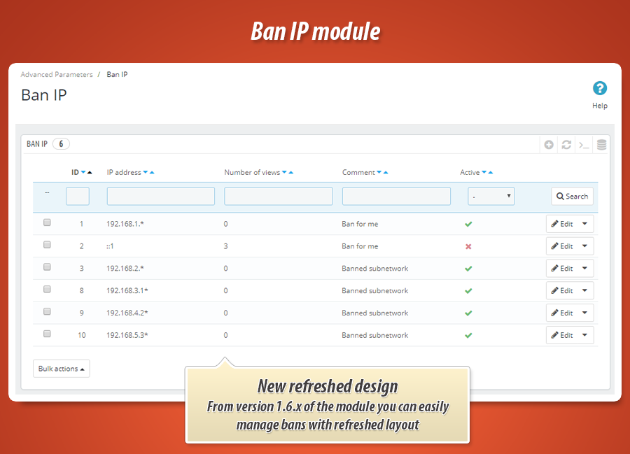 Foto 1: Bloquear dirección IP Pro