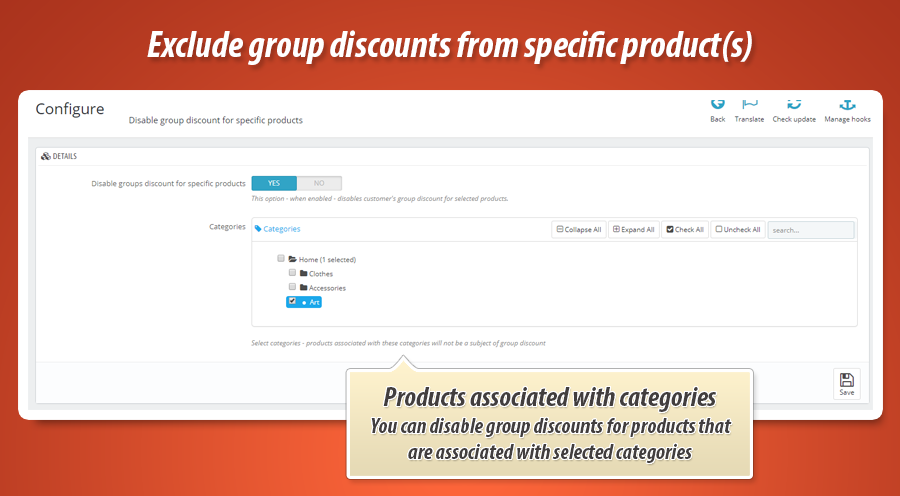 Zdjęcie 3: Wyłączenie rabatu grupowego dla specificznych produktów