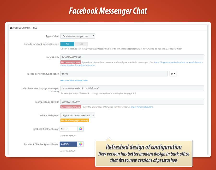 Image 1: Facebook Messenger chat