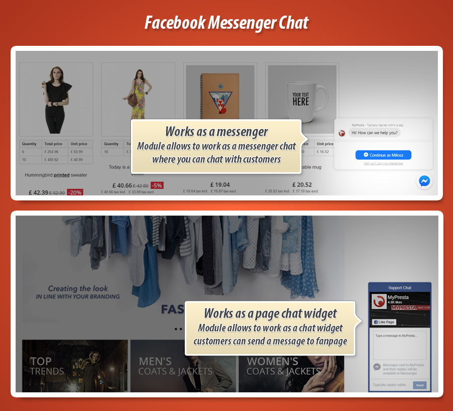 Image 2: Facebook Messenger chat